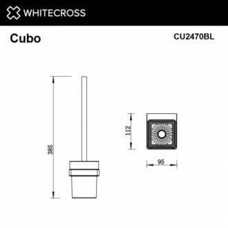 Ершик Whitecross Cubo CU2470BL черный матовый