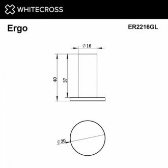 Крючок Whitecross Ergo ER2216GL золото
