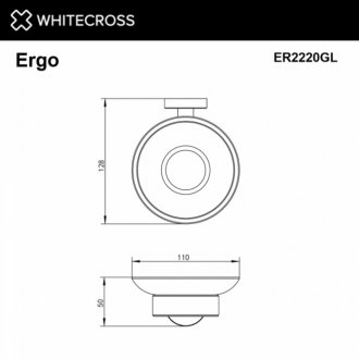 Мыльница Whitecross Ergo ER2220GL золото