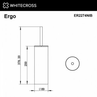 Ершик Whitecross Ergo ER2274NIB брашированный никель
